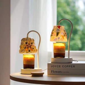 Lampe chauffe-cire électrique LANJO Seashell, abat-jour en forme de coquillage, pour la décoration de maison de style côtier - Product Image 6