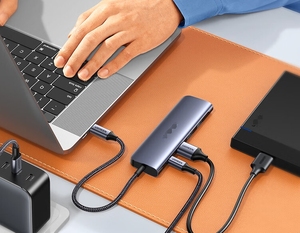 Nouveau type-c à 4K <span class=keywords><strong>HDMI</strong></span> <span class=keywords><strong>Thunderbolt</strong></span> <span class=keywords><strong>4</strong></span>/à USB 3.0 Station d'accueil/au câble de charge d'alimentation PD prend en charge la connexion au téléphone portable - Product Image 5