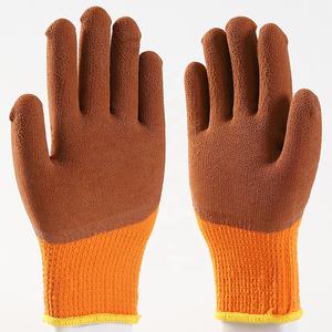 Los guantes de trabajo de seguridad recubiertos de látex térmico de invierno más vendidos en Stock - Product Image 5