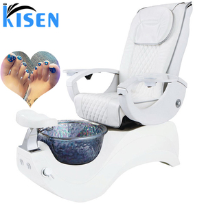Sillón de Pedicura y Masaje Ajustable de Acero Inoxidable de Lujo KISEN con Hidromasaje para Salón de Uñas, Estación de Manicura y Pedicura - Product Image 3