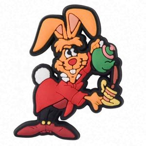 2024 nuevo regalo de vacaciones de Halloween Anime zapatos de dibujos animados Decor2024 3D fútbol niños playa animales cartón comida fruta huevo encanto de goma - Product Image 5