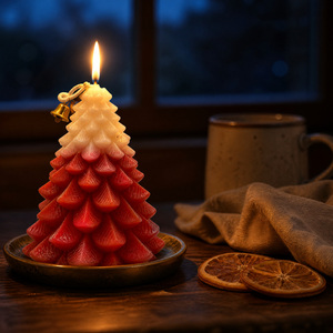 Bougie parfumée en cire de soja SOCELI, senteur <span class=keywords><strong>sapin</strong></span> de Noël, rosée du matin, <span class=keywords><strong>rose</strong></span>, forêt de sapins du Nord, mousse, ensemble cadeau Berlin Girl pour la décoration de la maison - Product Image 6