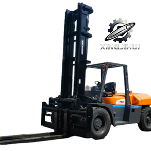 รถยก TCM FD100Z8 10 ตัน รถยกมือสองจากญี่ปุ่น 10 ตัน เครื่องยนต์ Isuzu 6BG1 รถยกใช้แล้ว รถยกใช้น้ำมันเชื้อเพลิง 6000 มม. 10000 กก. - Product Image 1