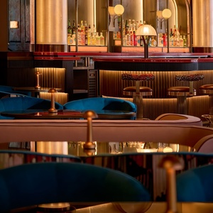 High-end Wholesale <strong>Bistro</strong> <strong>Table</strong> <strong>and</strong> <strong>Chair</strong> Golden Rotatable Bar <strong>Chair</strong> Set - Product Image 3
