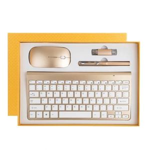 Set de Regalo Tecnológico 4 en 1 <span class=keywords><strong>para</strong></span> Hombre 2020/<span class=keywords><strong>2021</strong></span>: Ratón Inalámbrico, Teclado, Memoria USB y Bolígrafo, Venta al Por Mayor de Fábrica - Product Image 1
