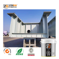 Sampel Gratis Cat Pelapis Poliuretan Khusus Aliphatic Polyurethane Topcoat untuk Kendaraan Besar, Gerbong Kereta Api, Kapal Pesiar, dan Kapal