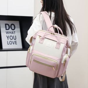 Hot Sale Baby Diaper <b>Backpack</b> Simple Large Capacity Mommy Bag for Outdoor Travel Hospital - Product Image 3