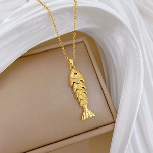 Çok Katmanlı Aktivite Koi Işık Lüks Tarzı Lüks ve Tam Moda Takı Kolyeler - Product Image 4