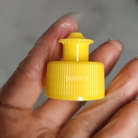 Bouchon poussoir-tirette en plastique 24/410, bouchon poussoir-tirette 28/410, bouchon poussoir-tirette manuel pour bouteilles de boissons sportives et bouteilles de détergent