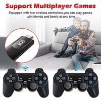 2023 K8 Game Stick 4K HD Sortie 40000 Jeux 3D 64 Go Mini Petite Boîte TV Console De Jeu Rétro Consoles De Jeux Vidéo Pour PSP PS1 M8