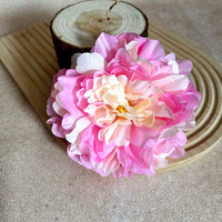 Bunga Peony Sutra Buatan 15cm Grosir, Kepala Bunga Peony Multi Warna untuk Dekorasi Vas Rangkaian Bunga Pernikahan DIY