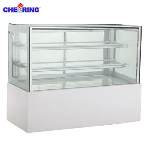 White Marble Cake Display Cabinet Cooler Chiller