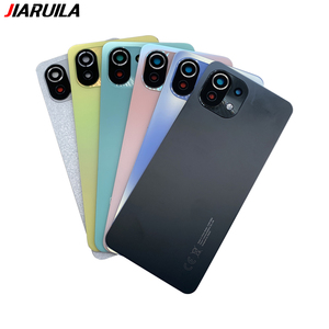 Originale nuova <span class=keywords><strong>Cover</strong></span> posteriore posteriore con obiettivo per <span class=keywords><strong>Xiaomi</strong></span> <span class=keywords><strong>Mi</strong></span> <span class=keywords><strong>11</strong></span> Lite coperchio della batteria di ricambio alloggiamento posteriore custodia batteria - Product Image 1