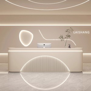 Mobilier <span class=keywords><strong>de</strong></span> salon <span class=keywords><strong>de</strong></span> <span class=keywords><strong>beauté</strong></span> <span class=keywords><strong>haut</strong></span> <span class=keywords><strong>de</strong></span> <span class=keywords><strong>gamme</strong></span> Table <span class=keywords><strong>de</strong></span> réception <span class=keywords><strong>de</strong></span> grande taille Comptoir <span class=keywords><strong>de</strong></span> caisse moderne <span class=keywords><strong>de</strong></span> luxe avec éclairage - Product Image 1