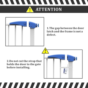 PRODIGY SG005 Garde-corps de porte réglable en métal pour bébé Barrière de sécurité pour bébé et enfant Produits de sécurité domestique - Product Image 5