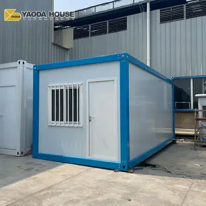 manufacturer low cost prefab container house made in china 20ft prefabricated modular fabricated prefab house container