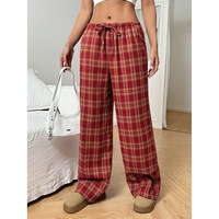 Pantalon large taille haute décontracté pour femme, coupe ample et élégante, longueur cheville, collection Printemps-Automne 2026