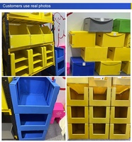 Boîte d'emballage en polypropylène ondulé pliable jetable pour supermarché et entrepôt, promotion, cadeau