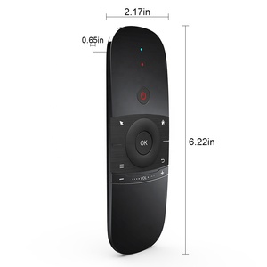 W1 2.4G BLE Không Dây Không Khí Bay Chuột Thông Minh TV Điều Khiển Từ Xa Mini Bàn Phím Không Dây - Product Image 2