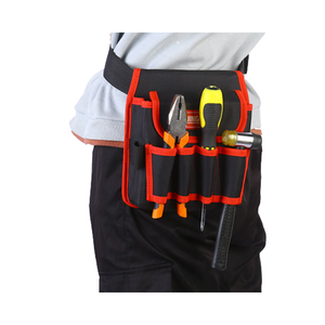 Sac en tissu Oxford épaissi du fabricant, kit de réparation de matériel polyvalent pour électricien, fermeture à boucle et crochet poreuse NOIR, OEM ODM - Product Image 5