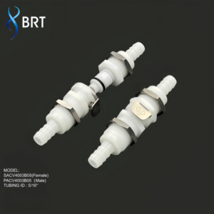 Raccord rapide BRT 1/4 pour tuyau, raccord <span class=keywords><strong>de</strong></span> panneau 1/4 5/16 3/8, connecteur <span class=keywords><strong>de</strong></span> tuyau à déconnexion rapide - Product Image 3