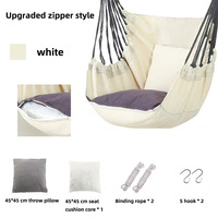 Fauteuil suspendu en toile, hamac portable, chaise suspendue pour intérieur, extérieur, dortoir, chambre, patio, jardin, siège de camping