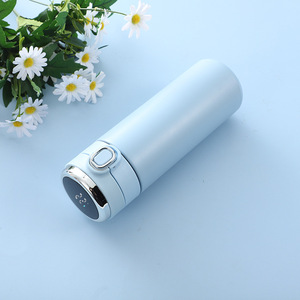 Pantalla LED de temperatura, taza de rebote de acero inoxidable, botella de agua al vacío de doble pared, vaso emergente, taza, termo de café de guisante inteligente - Product Image 3