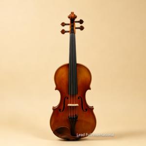 Violon acoustique 4/4 Lead Full International, table en épicéa, dos en érable, touche en ébène, fabriqué à la main en bois - Product Image 1