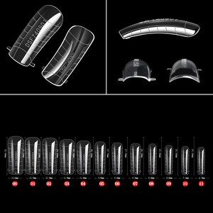 ชุดต่อเล็บเจลยูวี 60 ชิ้น แบบ Coffin Stiletto ABS ฝรั่งเศส ครอบคลุมเต็มเล็บ สำหรับตกแต่งเล็บแบบเร็ว - Product Image 4