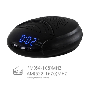 Venta directa <span class=keywords><strong>de</strong></span> fábrica Buena calidad Búsqueda automática AM/FM Radio portátil LED Snooze Despertador - Product Image 3