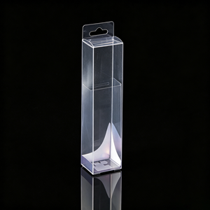 Boîte pliable en PP transparent sur mesure, épaisse, en plastique, pour cosmétiques, parfums, bougies, présentoirs cadeaux, vente en gros, OEM, ensemble, Chine - Product Image 3