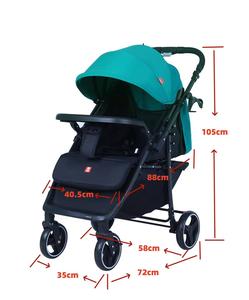 عربة أطفال محمولة قابلة للطي خفيفة الوزن من نوع STR43 ، قابلة للطي ولطيفة ، تغلق السيارة باليد وبنقرة واحدة ، حاملة أطفال مع مقعد - Product Image 4