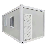 Maisons en conteneur à paquet plat avec maison en verre Bâtiments portables Maison modulaire Conteneurs d'expédition modernes Maisons en conteneur