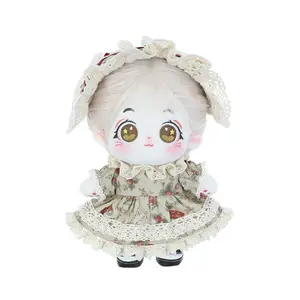 Poupée en coton de Style Pastoral Lolita, coiffe de cheveux Lolita nue, poupée bébé étoile, figurines d'action