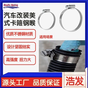 Haofa Stainless Steel Hose <b>Clamps</b> 32mm For Automotive Repair And Replacement - Product Image 4