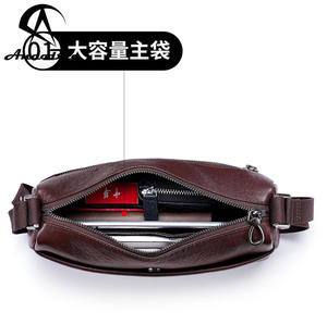 กระเป๋าหนังวัวแท้ AndoBag สำหรับผู้ชาย กระเป๋าสะพายข้างลำลอง กระเป๋าถือสะพายไหล่แฟชั่นสำหรับทำงานและกิจกรรมกลางแจ้ง รุ่น 6212 - Product Image 5
