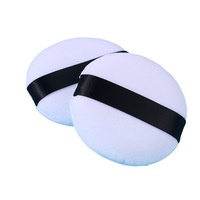 Yanqi — éponge ronde bouffante de maquillage en coton, coussin d'air doux, éponge pour cosmétique, pour utilisation humide ou sèche, vente en gros