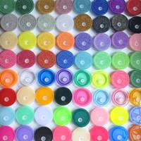 74 couleurs, entrepôt USA, 17oz, couvercles brillants en acrylique avec strass personnalisés arc-en-ciel, résistants à l'humidité, 16oz, 20oz, gobelet en verre Romance