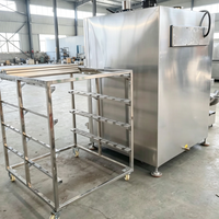 Machine commerciale de transformation de la viande en acier inoxydable, fumoir à saucisses et à poisson