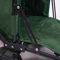 Hitree nouvelle couleur camping extérieur hayon pliable pliant Wagon chariot de golf poussette chariot robuste avec frein de table