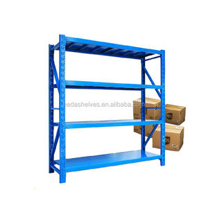 Estante de almacenamiento de <span class=keywords><strong>metal</strong></span> de esquina sin tornillos de 5 niveles al por mayor, estante de almacenamiento de almacén, estante de almacenamiento de ángulo ranurado - Product Image 5