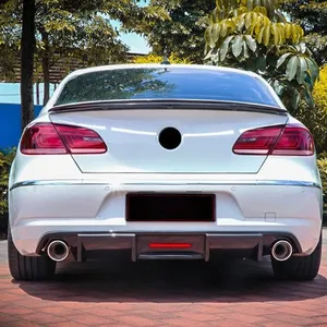 StarNav For CC Spoiler 2009-2018 Car Shark Style with <b>LED</b> Light <b>Diffuser</b> Rear Bumper Guard Lip Refit Accessories Kits - Product Image 3