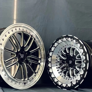 Rines Deportivos Forjados HT 5x112 5x120 5x114.3 6x139.7, Rin Personalizado con Beadlock, Diseño Cóncavo Profundo, Aleación <span class=keywords><strong>de</strong></span> Aluminio para Todoterreno, para Belak - Product Image 1