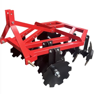 Herse à disques agricole traînée avec disques crantés de 16 pouces, 8 roulements, attache 3 points pour tracteur - Product Image 2