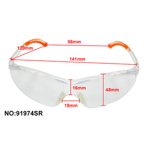 Industrial Safety <b>Glasses</b> Lightweight Durable PC Material 8C <b>Polycarbonate</b> Lens Abrasion Resistant Nose Pad ANSI CE PPE - Product Image 5