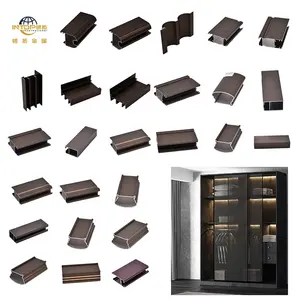 Aluminium Profiles Suppliers Glass Wardrobe Profiles Aluminum Sliding Door Frame Aluminium Profile