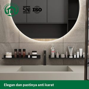 ชั้นวางของเข้ามุมห้องน้ำแบบติดผนัง Pano.V รุ่น Modern Iron - Product Image 6