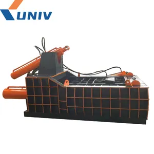 La mejor solución para chatarra UNIV, máquina empacadora de cizalla de chatarra horizontal hidráulica, prensas compactadoras de reciclaje