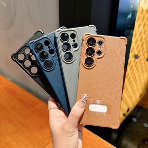 Custodia in TPU morbido a grana Litchi antiurto per <span class=keywords><strong>Samsung</strong></span> Galaxy S25 Plus S24 Ultra S23 FE A15 A25 A35 A36 A06 A06 A55 A53 A54 <span class=keywords><strong>A52</strong></span> <span class=keywords><strong>Cover</strong></span> - Product Image 1