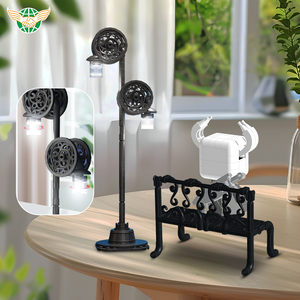 Blocchi di costruzione di assemblaggio di Halloween piccoli blocchi di particelle 370 pezzi cavi cavalieri set di blocchi di costruzione - Product Image 4